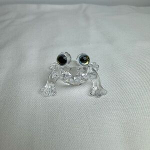 RARE✨Swarovski Crystal Figurine Baby Frog #286313 ✨RETIRED ✨ Adorable !!